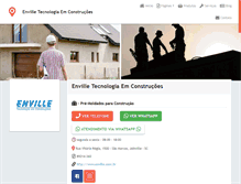 Tablet Screenshot of enville.com.br